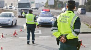 "Control de la autoridad guardia civil"